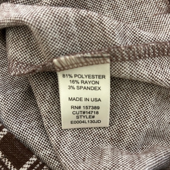 Altar’d State Brown Plaid Mini Dress‎ Size Large - Picture 8 of 8